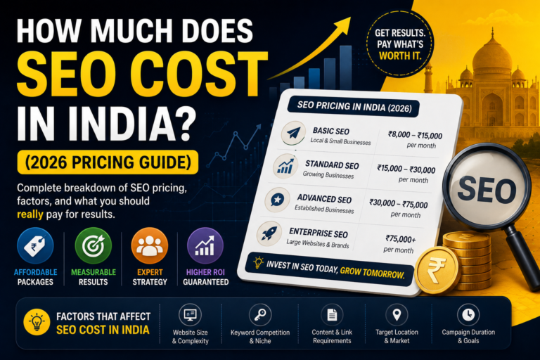 How Much Does SEO Cost in India? (2026 Pricing Guide)